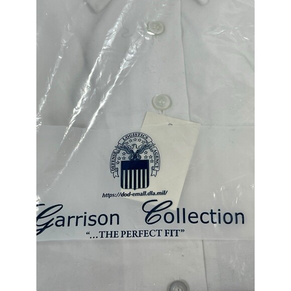 Garrison Collection Defense Logistics Agency White Short Sleeve Top 18 R NWT - Picture 3 of 6